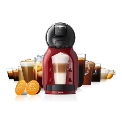 Krups - Macchina da caffè a capsule NESCAFÉ DOLCE GUSTO MINI ME 1500W/230V rosso/nero