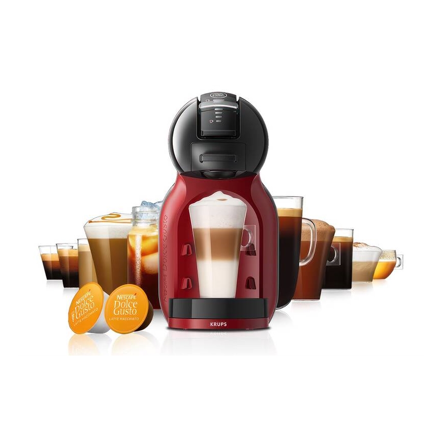 Krups - Macchina da caffè a capsule NESCAFÉ DOLCE GUSTO MINI ME 1500W/230V  rosso/nero