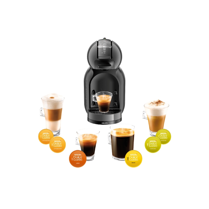 Krups - Macchina da caffè a capsule NESCAFÉ DOLCE GUSTO MINI ME 1500W antracite