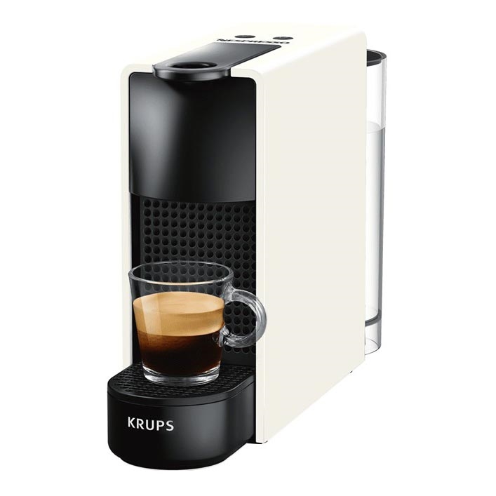 Krups - Macchina da caffè a capsule NESPRESSO Essenza mini 1310W/230V bianco
