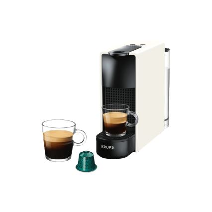 Krups - Macchina da caffè a capsule NESPRESSO Essenza mini 1310W/230V bianco