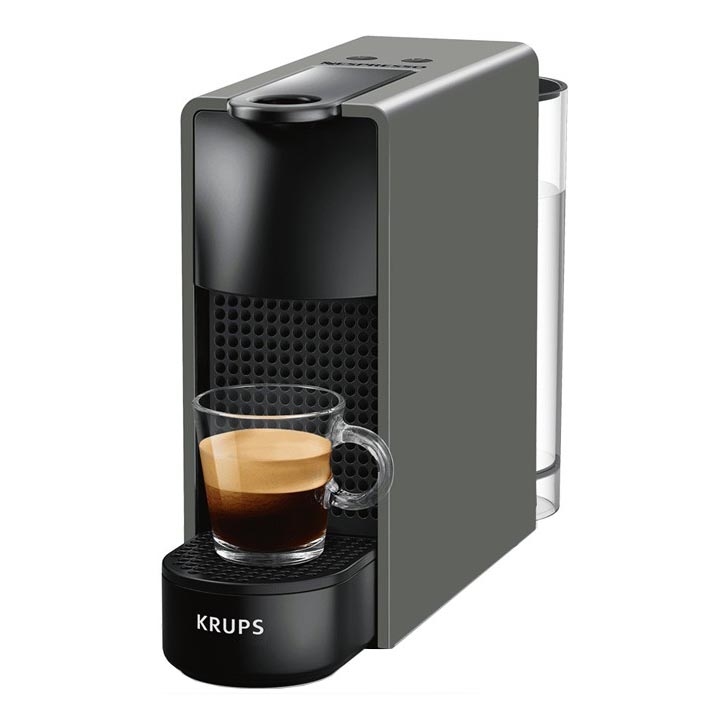 Krups - Macchina da caffè a capsule NESPRESSO Essenza mini 1310W/230V grigio