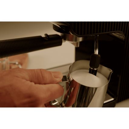 Krups - Macchina da caffè a leva per two tazze AUTHENTIC 1450W/230V grigio