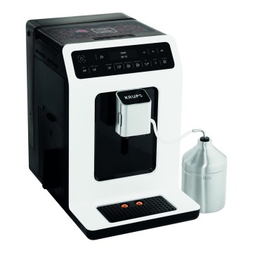 Krups - Macchina da caffè automatica con contenitore per il latte EVIDENCE 1450W/230V bianco