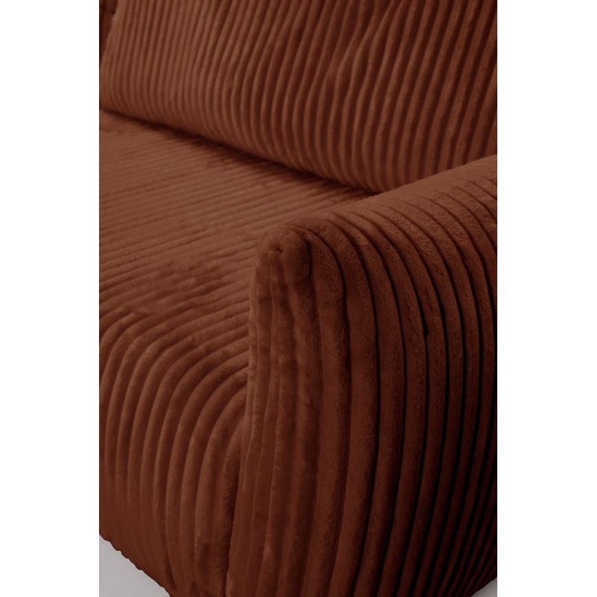 L-shaped universale folding angolo lounge suite con contenitore FRIDA marrone