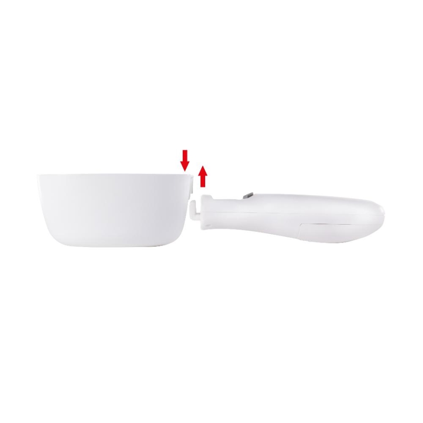 Lamart - Bilancia a cucchiaio con display LCD, 2xAAA, bianco
