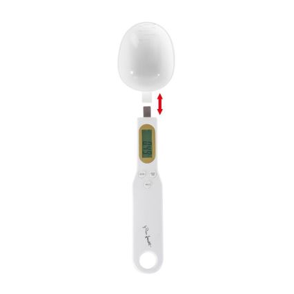 Lamart - Cucchiaio pesa con display LCD 1xCR2032 bianco