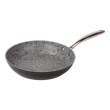Lamart - Padella effetto granito 26 cm nero/grigio/acciaio inox