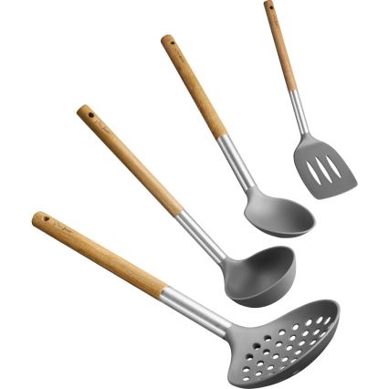 Lamart - Set utensili da cucina 4 pz acacia