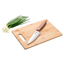 Lamart - Tagliere da cucina 30x22 cm + coltello