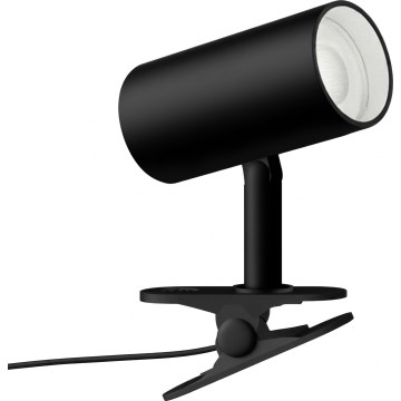 Lampada a clip PUNTO 1xGU10/9W/230V nera