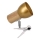 Lampada a clip SVENDA 1xE27/60W/230V rovere/oro