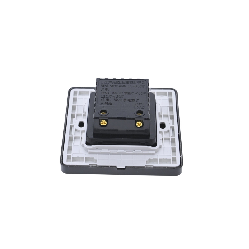 Lampada a LED per scale con sensore combinato di movimento e crepuscolare LED/3W/230V 3000K nero