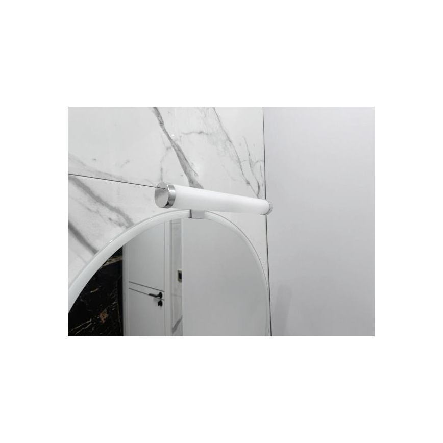 Lampada a LED per specchio da bagno 8W/230V 30 cm IP44 cromo lucido