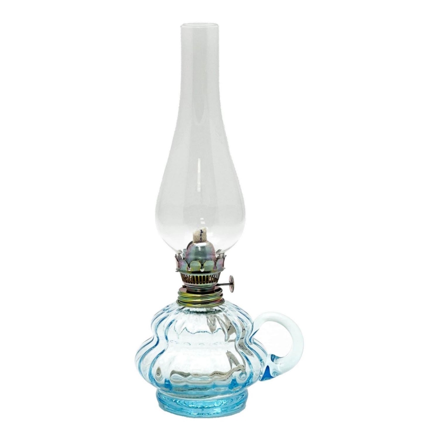 Lampada a olio Anna 33 cm blu