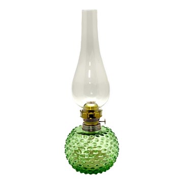 Lampada a olio EMA 38 cm luce verde