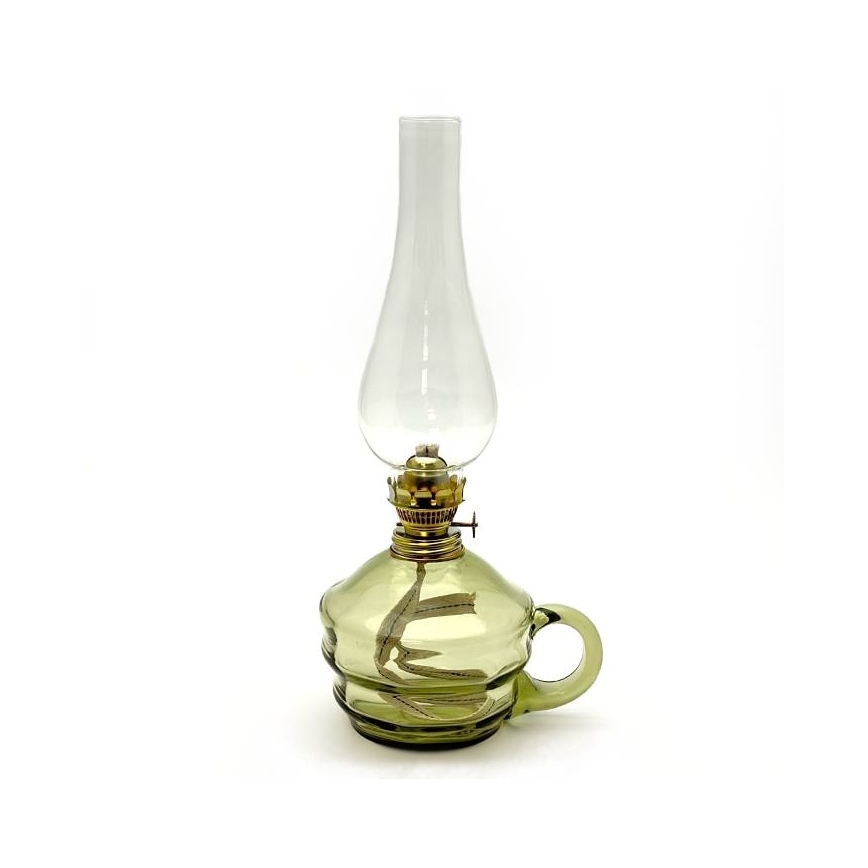 Lampada a olio  KLÁRA 34 cm verde