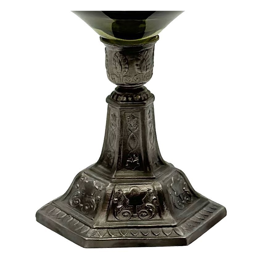 Lampada a olio KRASOMÍRA 42 cm verde