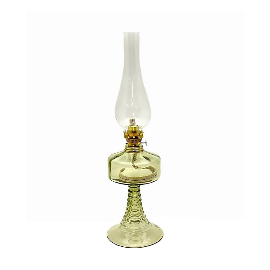 Lampada a olio PETRA 42 cm verde foresta