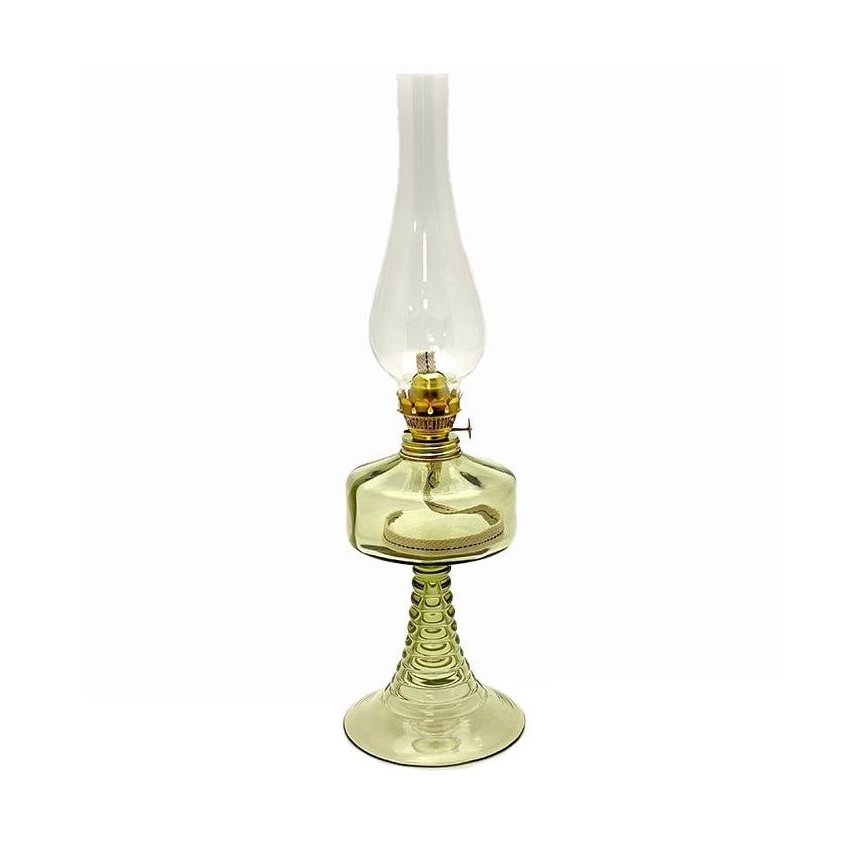 Lampada a olio PETRA 42 cm verde foresta