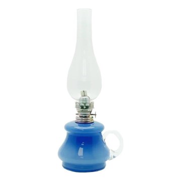 Lampada a olio TEREZA 34 cm blu scuro