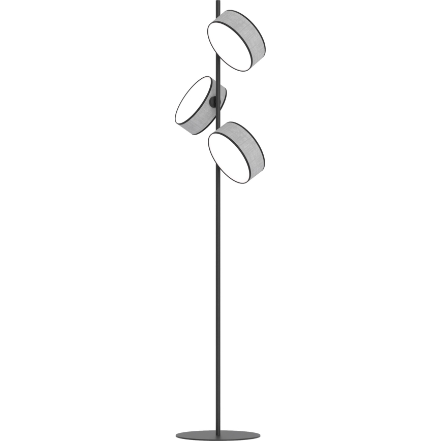 Lampada a piantana DRUMZ 3xE14/10W/230V grigia