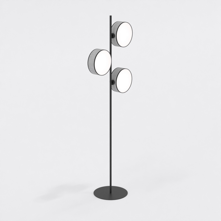 Lampada a piantana DRUMZ 3xE14/10W/230V grigia