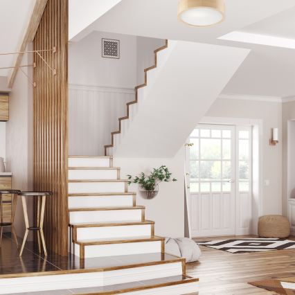 Lampada da soffitto NATURAL 1xE27/60W/230V Ø 27 cm pino