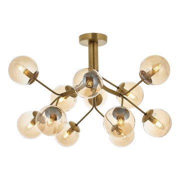 Lampada a soffitto VARANA 12xE14/40W/230V bronzo