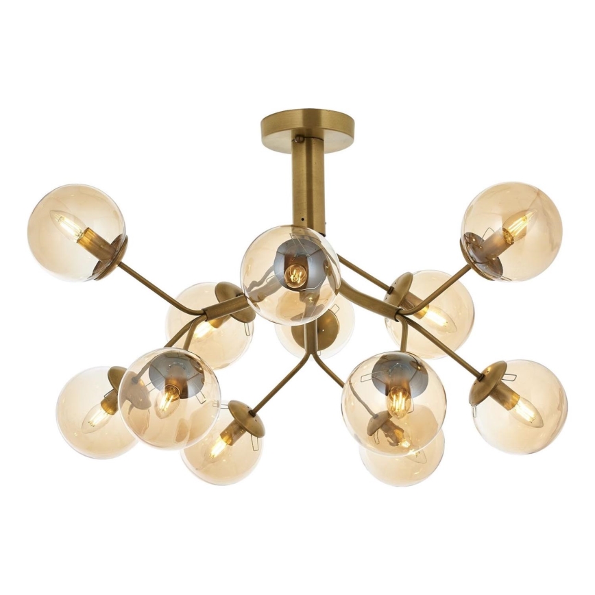 Lampada a soffitto VARANA 12xE14/40W/230V bronzo