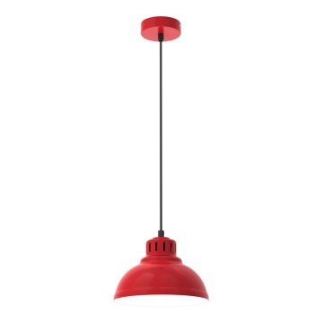 Lampada a sospensione ALTAR 1xE27/60W rosso