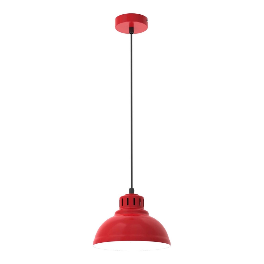 Lampada a sospensione ALTAR 1xE27/60W rosso