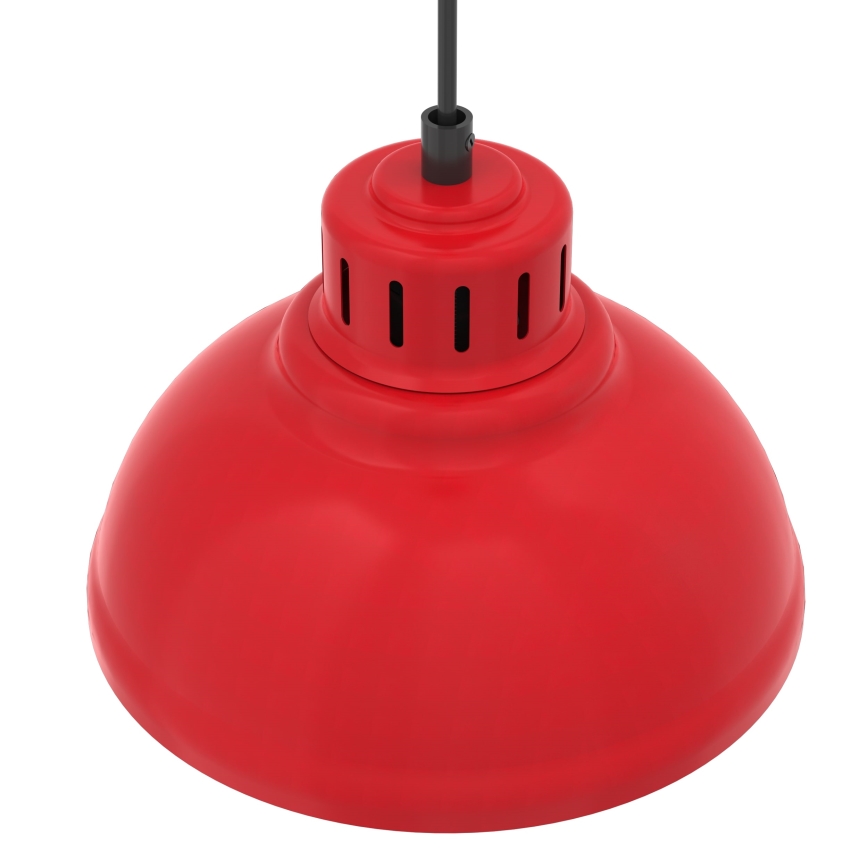 Lampada a sospensione ALTAR 1xE27/60W rosso