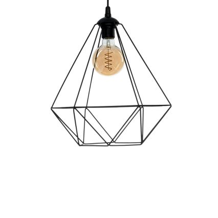 Lampada a sospensione BASKET 1xE27/60W/230V nero