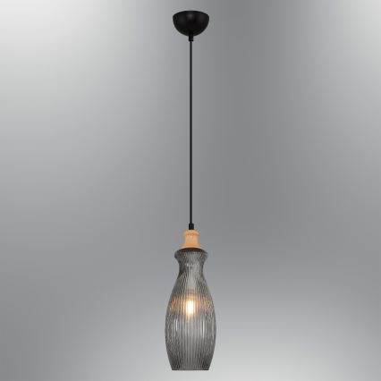 Lampada a sospensione BOTTLE 1xE14/4W/230V fumé