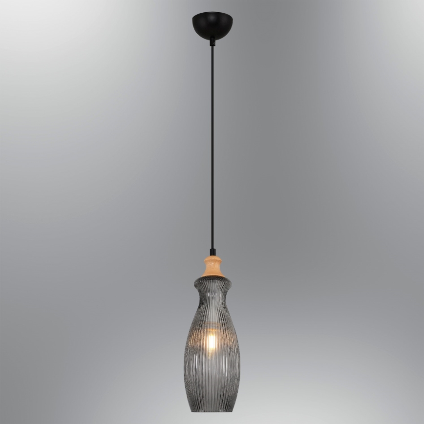 Lampada a sospensione BOTTLE 1xE14/4W/230V fumé