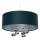 Lampada a sospensione BUBBLE 1xE27/60W/230V Ø 50 cm verde