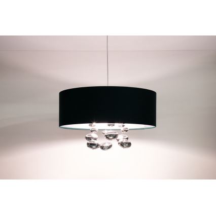 Lampada a sospensione BUBBLE 1xE27/60W/230V Ø 50 cm verde