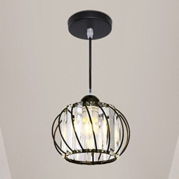 Lampada a sospensione con cavo BELLA 1xE27/40W/230V nera