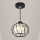 Lampada a sospensione con cavo BELLA 1xE27/40W/230V nera