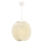 Lampada a sospensione con cavo BIG DRUM 1xE27/60W/230V color crema