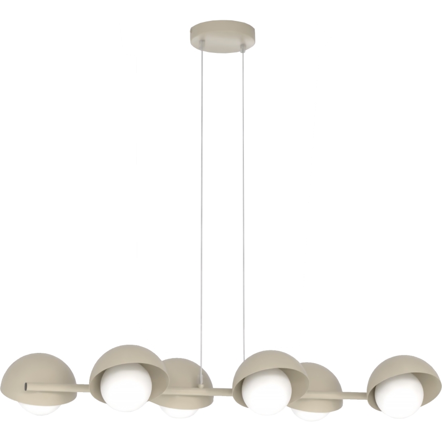 Lampada a sospensione con cavo BOOM 6xG9/8W/230V beige