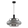 Lampada a sospensione con cavo BRIZI 1xE27/40W/230V grigio/fumé