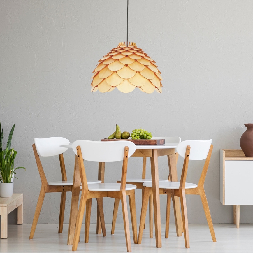 Lampada a sospensione con cavo BURGO 1xE27/60W/230V diam. 35 cm