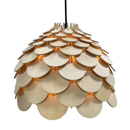 Lampada a sospensione con cavo BURGO 1xE27/60W/230V diam. 35 cm