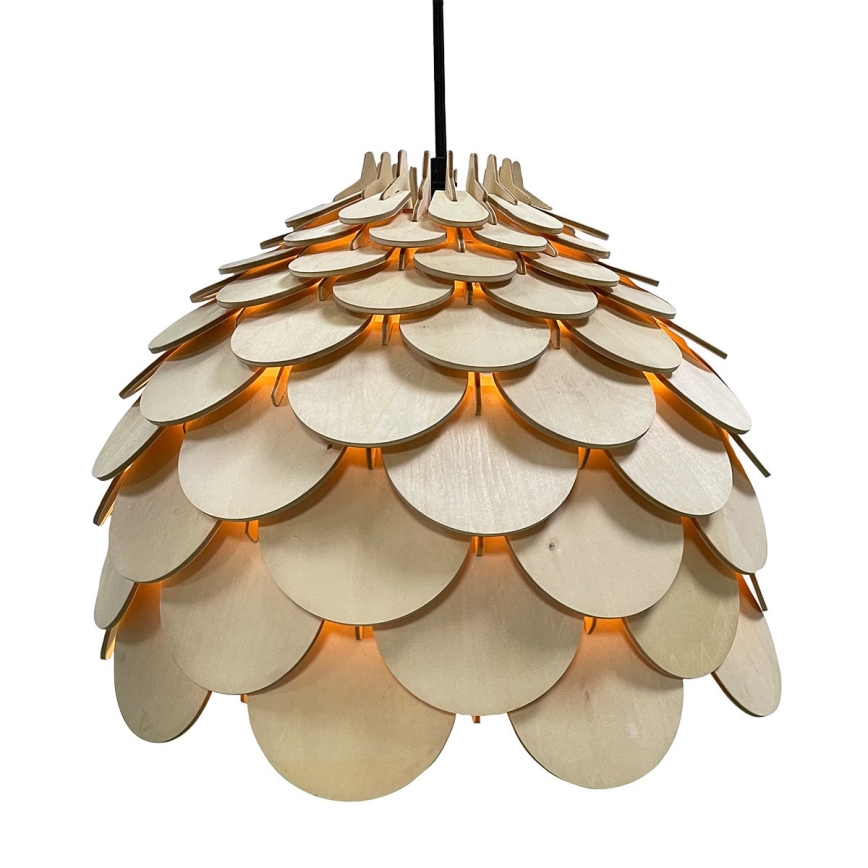 Lampada a sospensione con cavo BURGO 1xE27/60W/230V diam. 35 cm