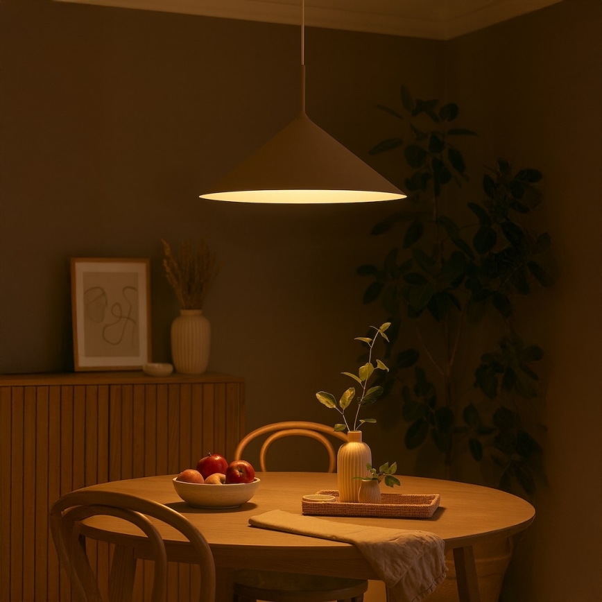 Lampada a sospensione con cavo CAPITAL 1xGX53/15W/230V Ø 60 cm tortora