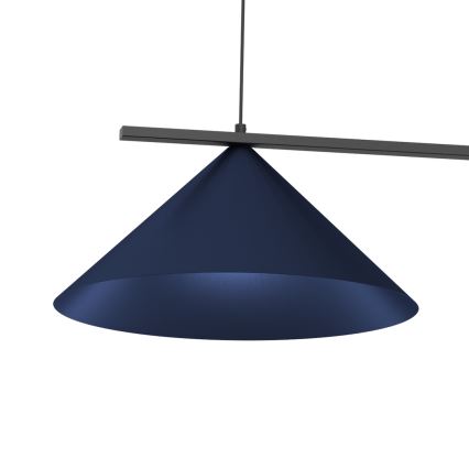 Lampada a sospensione con cavo CAPITAL 2xGX53/15W/230V blu
