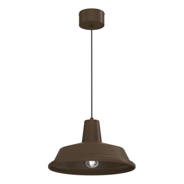 Lampada a sospensione con cavo CLASS 1xE27/15W/230V marrone