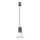 Lampada a sospensione con cavo ESTRIA 1xE14/10W/230V Ø 14 cm verde